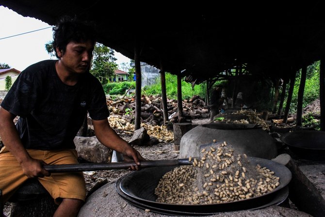 mencicipi sihobuk camilan kacang khas tapanuli yang berkualitas tinggi