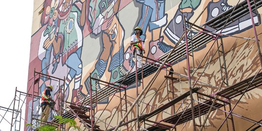 Converse City Forest, Kampanye Udara Bersih Lewat Mural