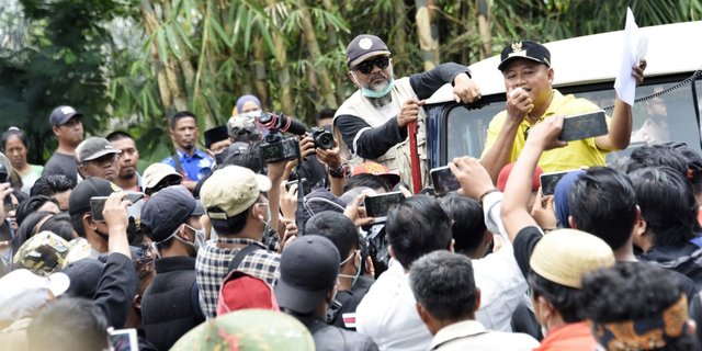 Sidak Ke Tambang Pasir di Gunung Galunggung Tasikmalaya, Wagub Uu Diserbu Warga