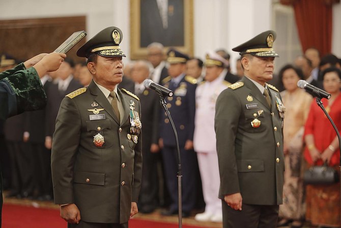 pelantikan panglima tni dan kasad