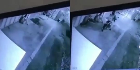 Wanita Menggelandang di Pinggir Jalan Terekam CCTV Dilecehkan Para Pria Saat Malam