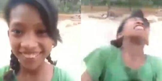 Ingin Berfoto Selfie, Bocah Ini Terbentur Kepala Teman, Netizen 'Maaf Aku Ketawa'