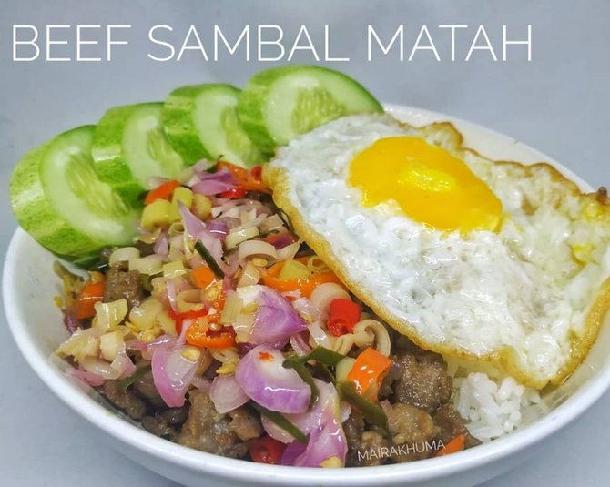 resep rice bowl sederhana