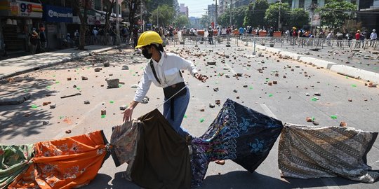 Lagi, Tiga Demonstran di Myanmar Tewas Saat Aksi Unjuk Rasa