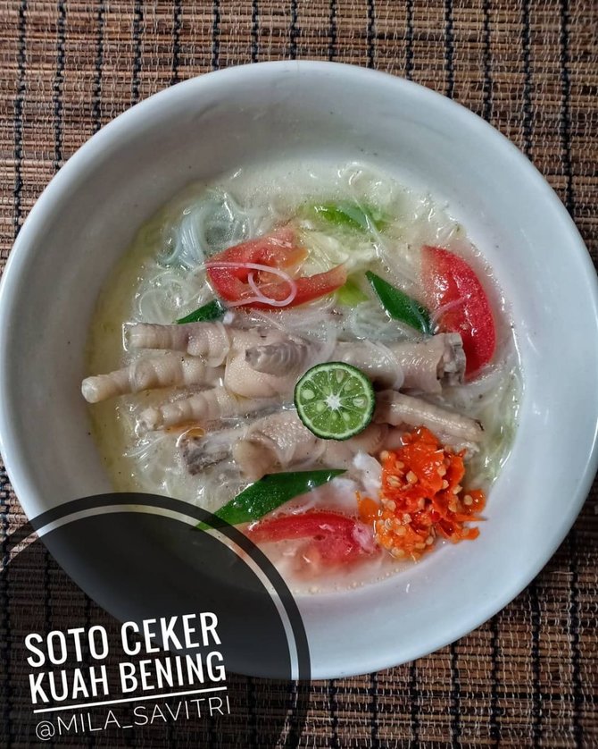 cara membuat soto ceker