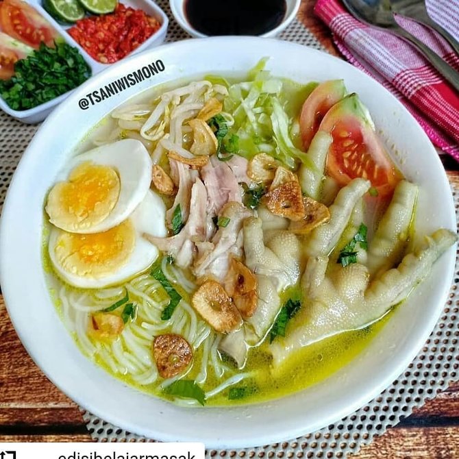 cara membuat soto ceker