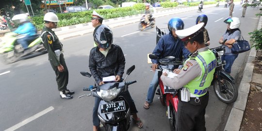 Polisi Gelar Razia Knalpot Bising di 3 Ruas Jalan Jakpus