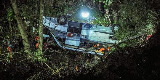 Kronologi Sementara Kecelakaan Bus Masuk Jurang di Sumedang Tewaskan 27 Orang