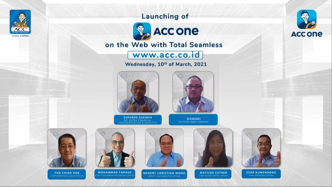 astra credit companies luncurkan acc one on the web
