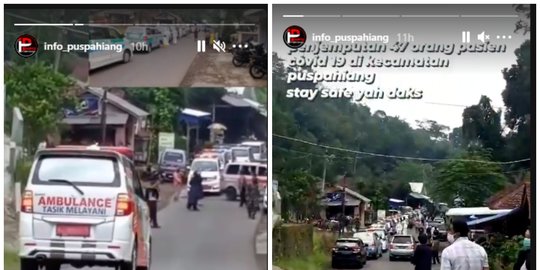 Viral 14 Ambulans Mengantre untuk Jemput Pasien Covid-19 di Tasikmalaya, Ini Faktanya