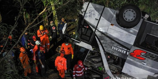 Polisi Panggil Pemilik Bus, Usut Rem Blong Penyebab Kecelakaan Maut di Sumedang