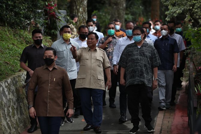 airlangga bertemu prabowo di hambalang