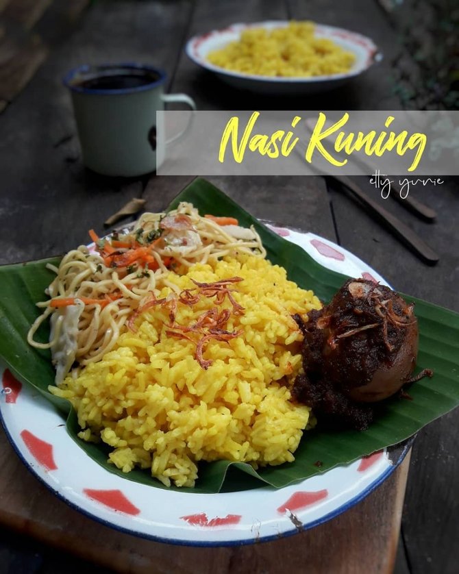 cara membuat nasi kuning