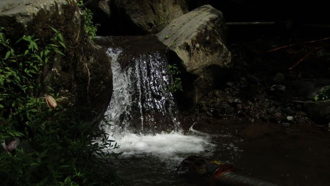kelestarian air terjun semuncar yang masih terjaga