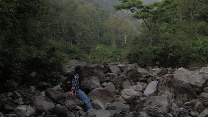 kelestarian air terjun semuncar yang masih terjaga