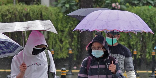 BMKG Perkirakan Hujan Guyur Sebagian Wilayah Jakarta