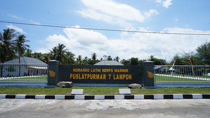 kasal yudo margono resmikan mako puslatpurmar 7 lampon di banyuwangi