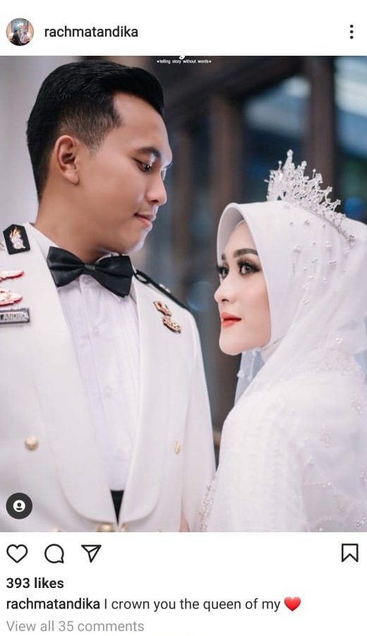 potret iptu andika dan istri