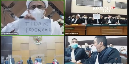 Kronologi Lengkap Rizieq Shihab Kabur saat Jalani Sidang Virtual