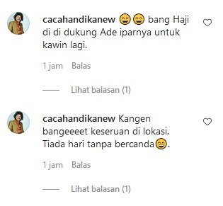 komentar caca handika
