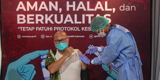 Vaksinasi Covid-19 untuk Anggota KPU