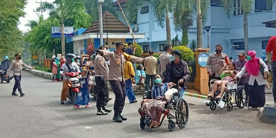 Kebakaran di RSUD Muara Enim, Pasien Panik