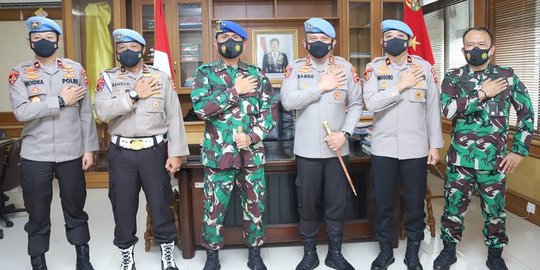 Temui Danpuspom TNI, Kadiv Propam Polri Bahas Perilaku Anggota di Dunia Siber