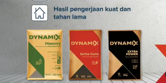 Dynamix Hadirkan 3 Pilihan Produk Semen Sesuai Kebutuhan