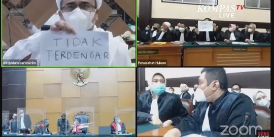 Bacakan Dakwaan, Jaksa Ungkap Rizieq Hasut Ribuan Orang Berkerumun saat PSBB