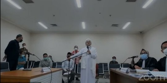 Jaksa Minta Hakim Jerat Rizieq Syihab Pasal 216 Karena Menghina Persidangan