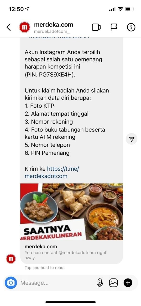 penipuan merdekakulineran