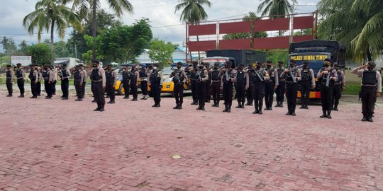 Jelang Putusan MK, Kabupaten Sumba Barat Dijaga Ketat Aparat Keamanan