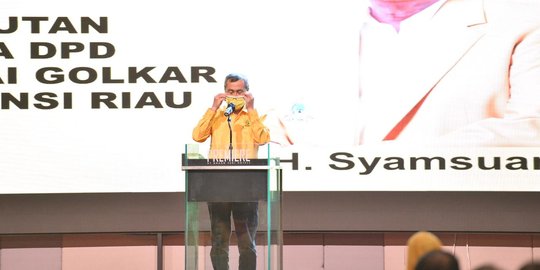 Rakerda, Golkar Riau Dukung Airlangga Jadi Capres 2024