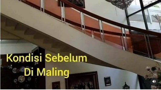 viral rumah disewa malah dirampok