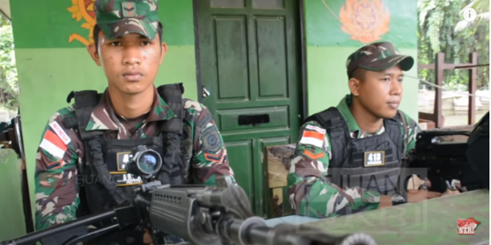 Kehidupan Prajurit TNI Bertugas di Wilayah Perbatasan, Susah Cari Bahan Makanan