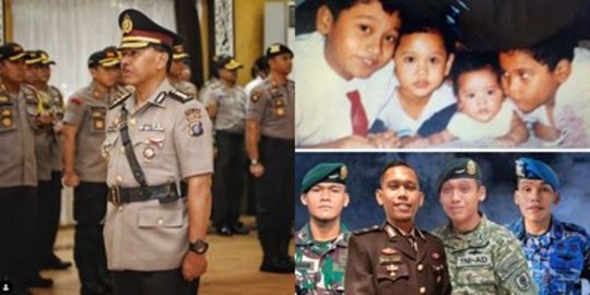 Potret Satu Keluarga Berprofesi TNI-Polri, Ayah dan 4 Anaknya Sama-Sama Perwira