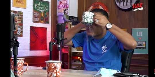 Sule Emosi Undang Megi dan Maell Lee di Acara Sulpod Sampai Cuci Muka Pakai Air Minum