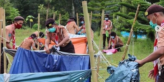 Pertama di Indonesia, Intip Keseruan Perkemahan Sehat Era Pandemi di Jember
