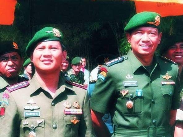 potret keakraban sby amp prabowo subianto