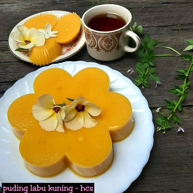 resep puding labu kuning