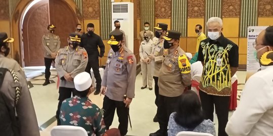 Kapolri Jenderal Listyo Sigit Yakin Pelaksanaan Vaksinasi Jateng Mampu 1 juta Sehari