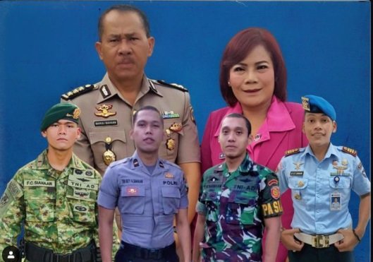 potret 4 kakak adik sama sama jadi perwira tni polri sukses di matra masing masing