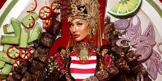 Deretan Fakta Kostum Perwakilan Indonesia di Miss Grand International, Usung Sate
