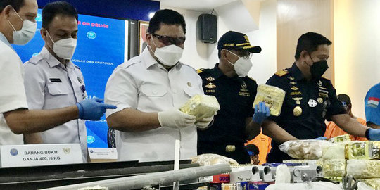 BNN Sita Ratusan Kg Narkoba dari Sindikat Malaysia-Madura