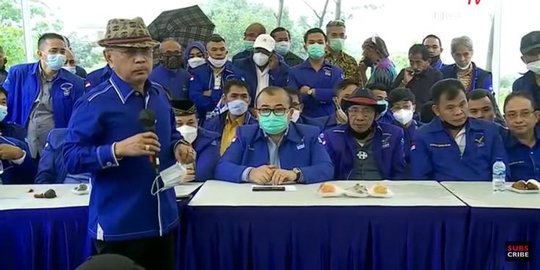 Di Hambalang, Demokrat Kubu Moeldoko Singgung Calon Raja Penikmat Duit Korupsi