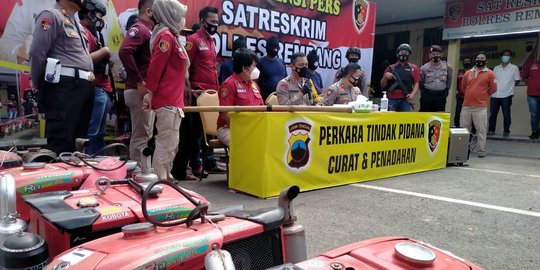 Tertangkap di Rembang, Begini Cara Kawanan Maling Mencuri Mesin Traktor