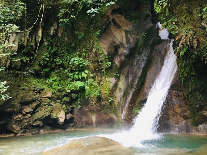 sungai jernih bak kristal ini pesona lau mentar 039grand canyon039 di deli serdang