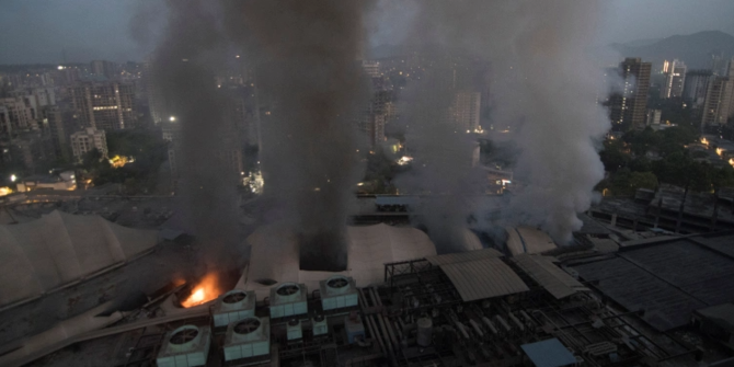 Rumah Sakit Pasien Covid-19 Terbakar di India, 10 Orang Tewas