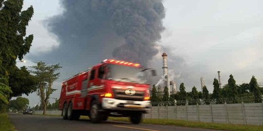 Damkar Indramayu: Belum Padam, Kebakaran Kilang Minyak Balongan Sudah Terkendali