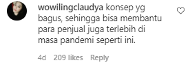 gerobak tukang bakso keliling dibawa masuk ke tenda hajatan